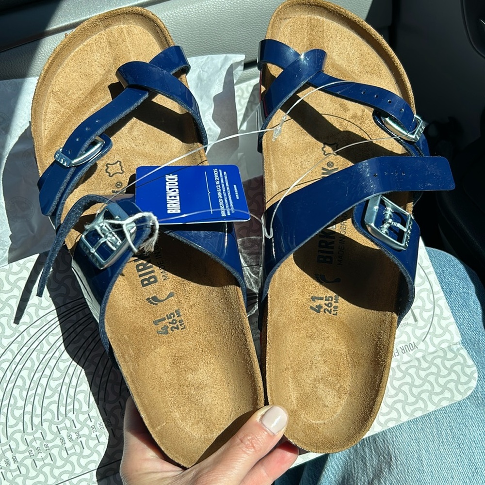 Mayari Blue Birkenstocks